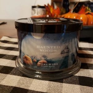 Homeworx Haunted Woods candle